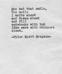 That Smile - Tyler Knott Gregson
